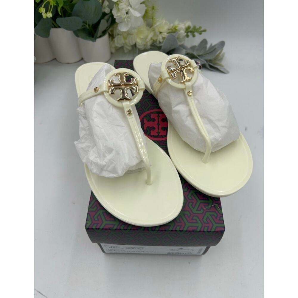 Women's TORY BURCH thong jelly sandals, size 11